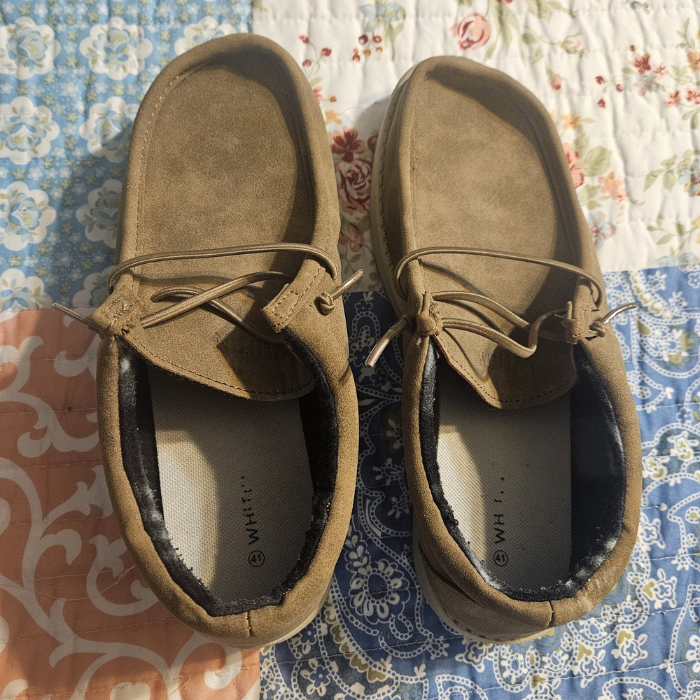 WHITIN Men’s Tan Suede Slip-On Loafers